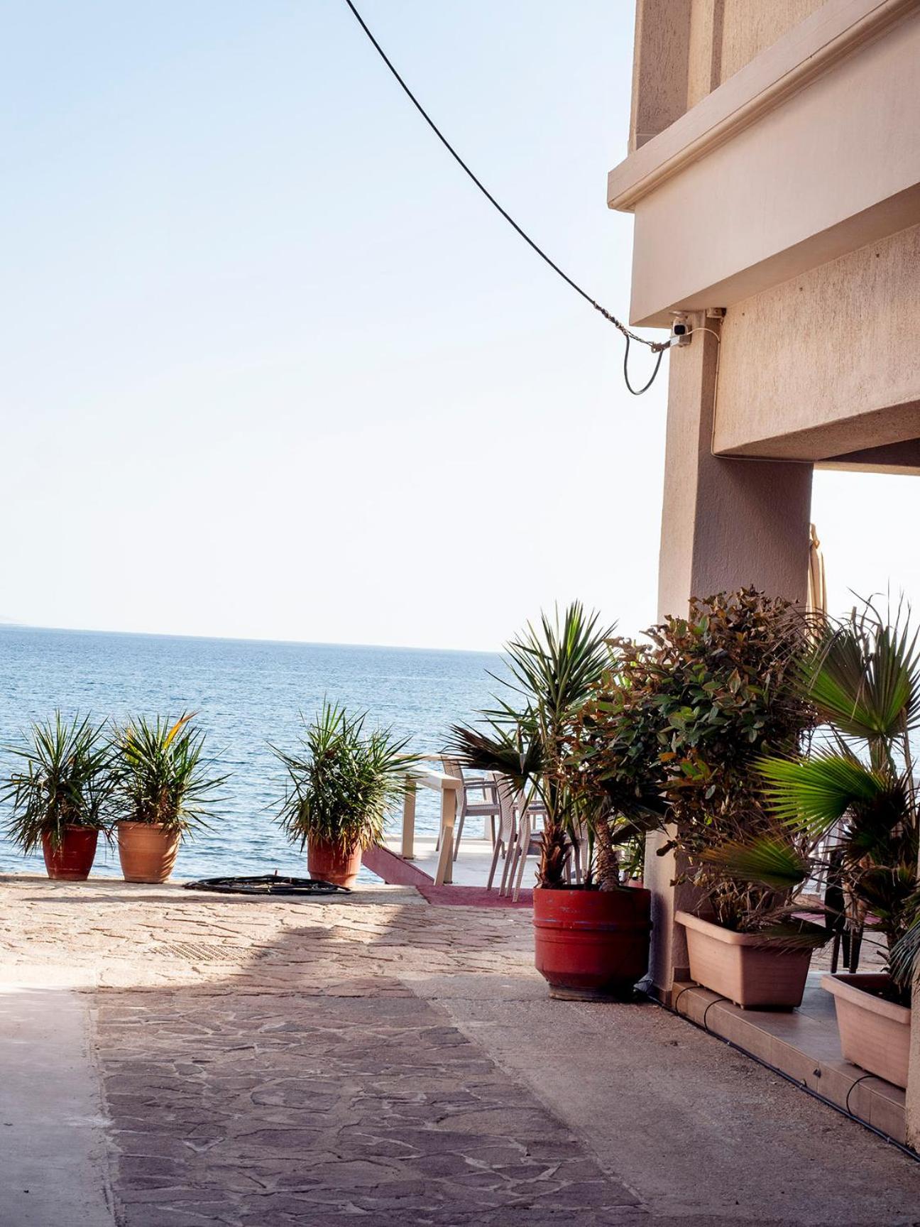 Sappho Hotel Skala Eresou Eksteriør bilde